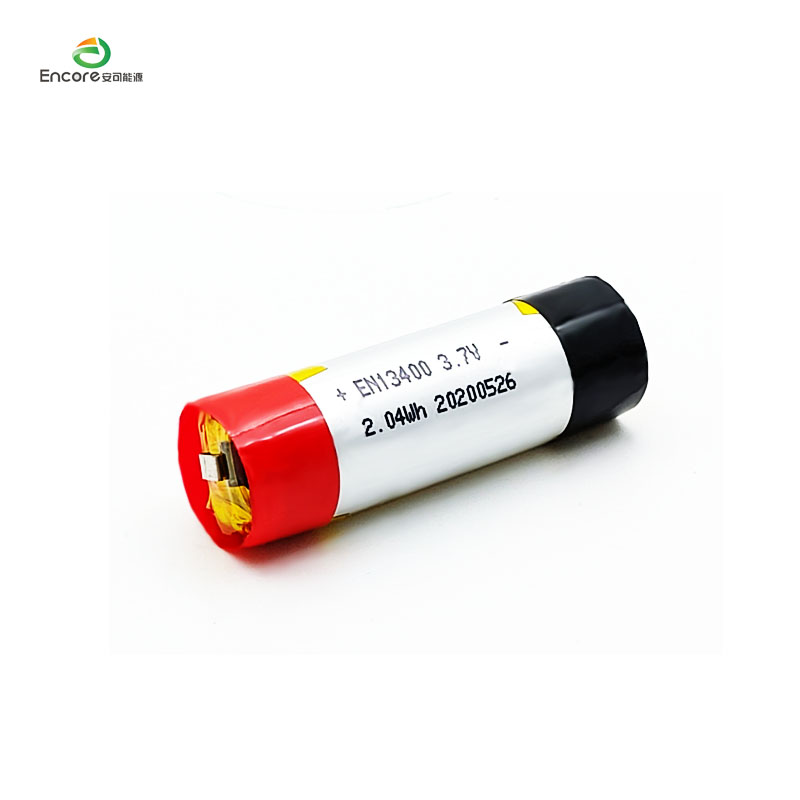 ແບດເຕີຣີ້ມາດຕະຖານ lipo 550mah cylindrical 13400