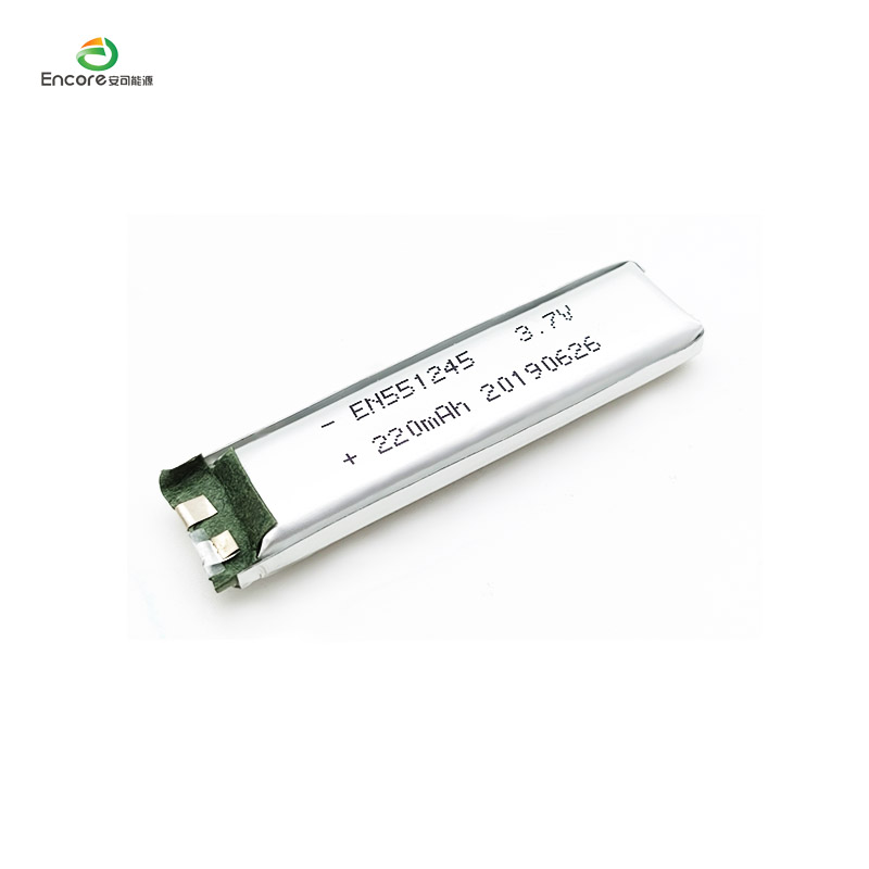 ແບດເຕີຣີ້ມາດຕະຖານ Li Polymer 3.7v 220mah