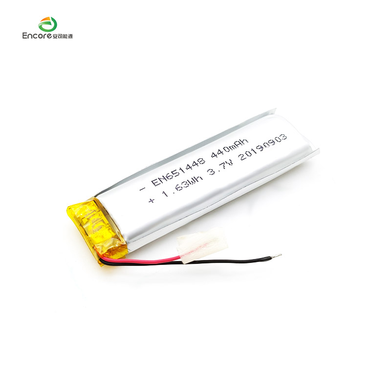 ແບດເຕີຣີ້ມາດຕະຖານ Li Polymer 3.7v 450mah