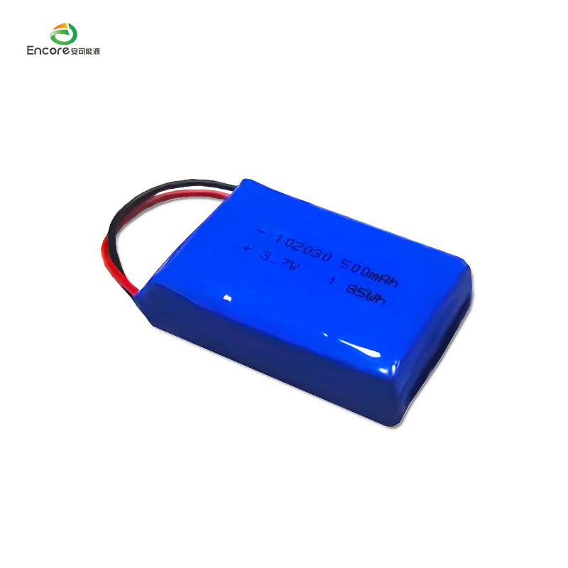 ແບດເຕີຣີ້ມາດຕະຖານ 3.7v 500mah 1.85wh lipo