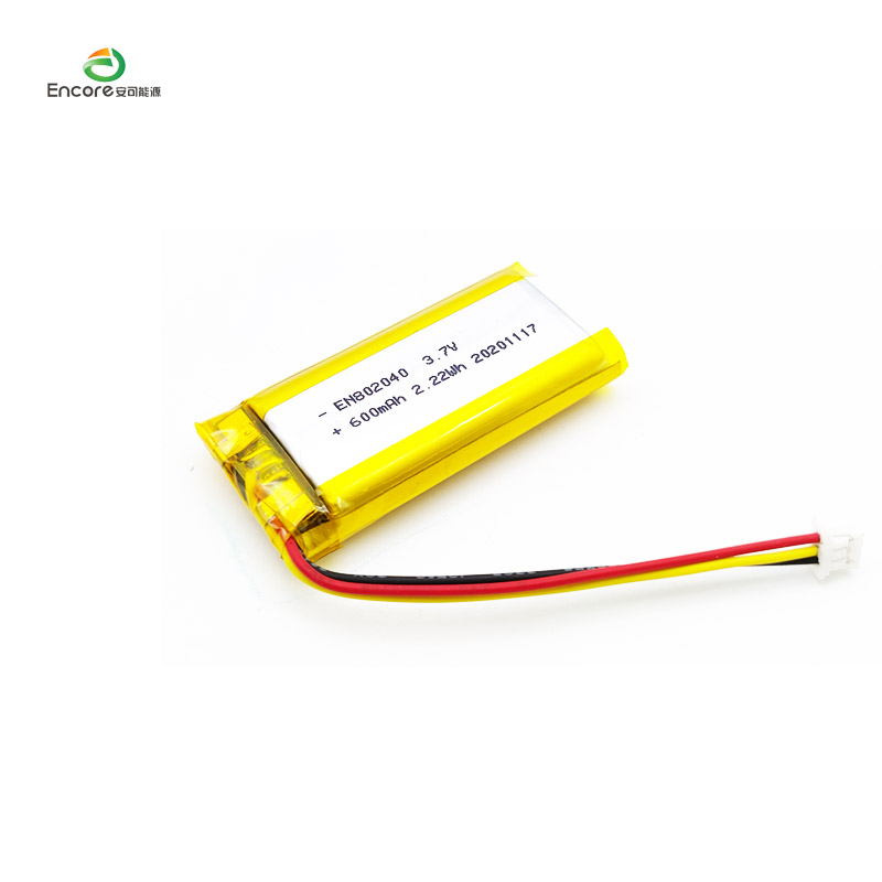 ແບດເຕີຣີ້ມາດຕະຖານ 3.7v 600mah 2.22wh Li Ion