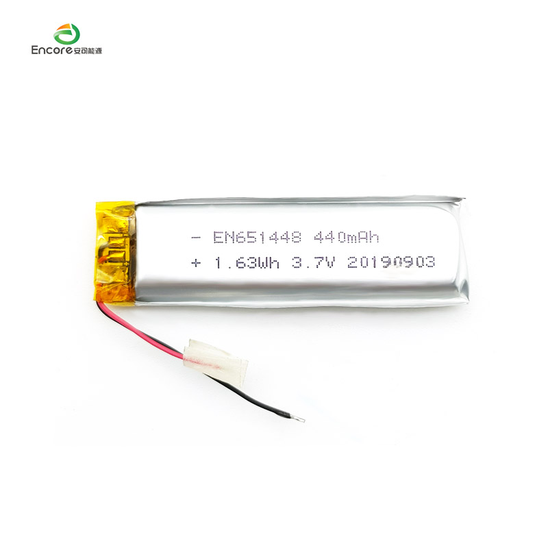 651448 450mah ຫມໍ້ໄຟ lipo 3.7v