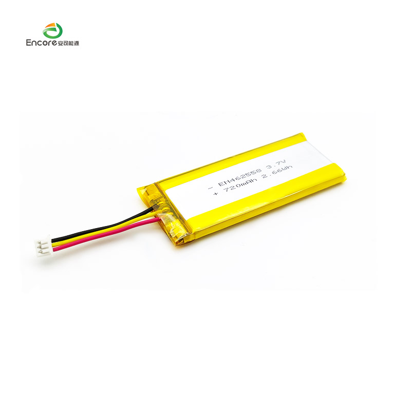 ແບັດເຕີຣີ Li-ion Rechargeable Lipo Lithium Polymer 720mAh